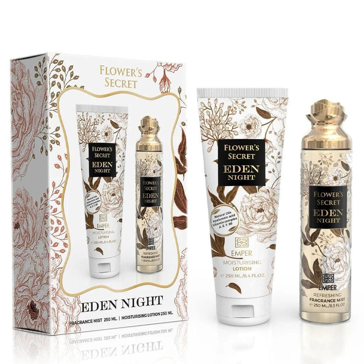 Emper Flower’s Secret Eden Night Body Mist & Lotion Gift Set — 2 Pieces