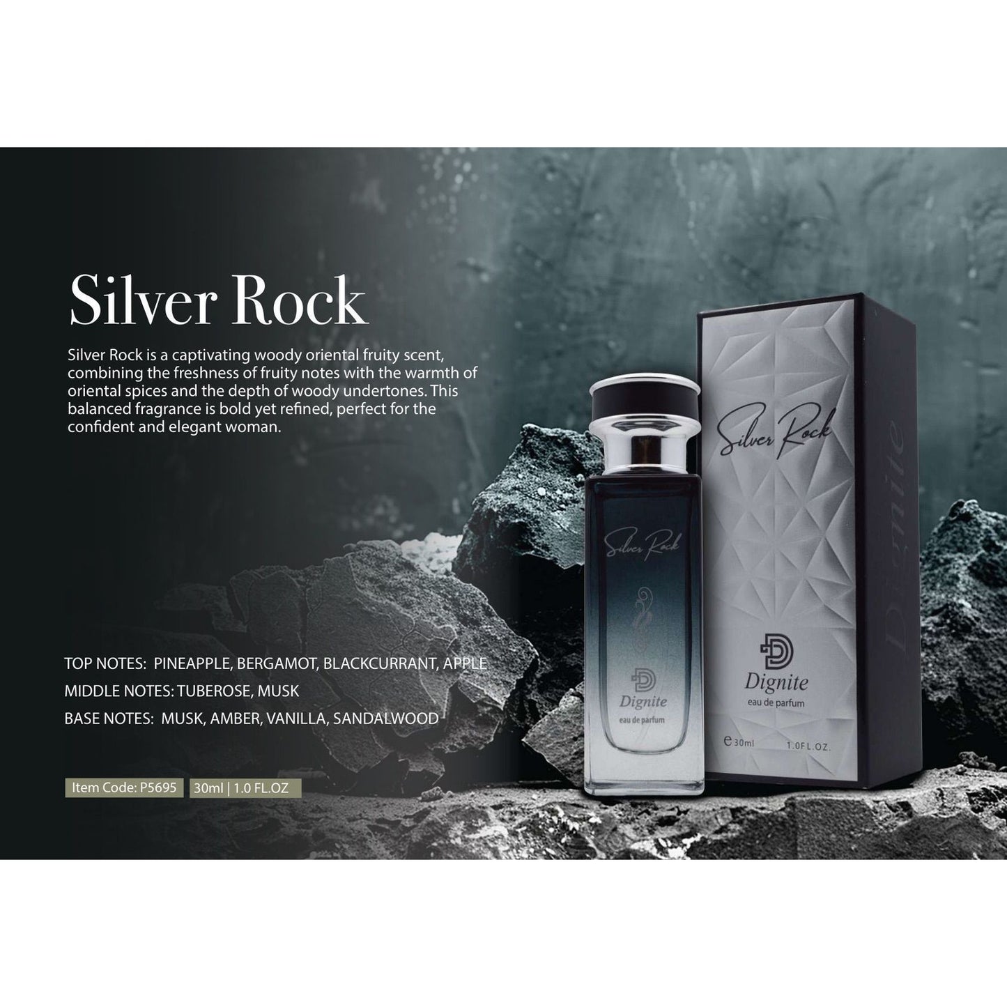 Dignite Silver Rock Men’s Eau de Parfum – 30ml