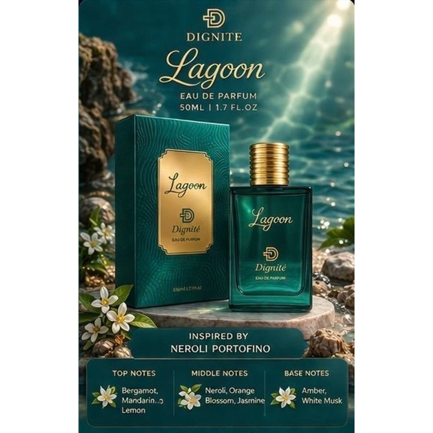 Dignite Lagoon Unisex Eau de Parfum – 50ml