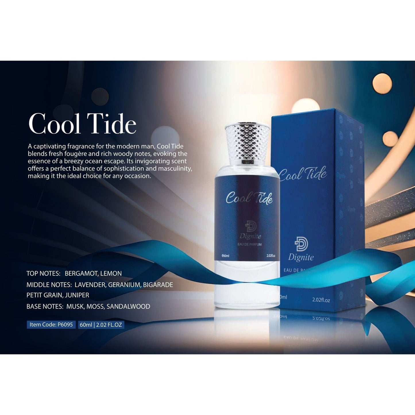 Dignite Cool Tide Men’s Eau de Parfum – 60ml