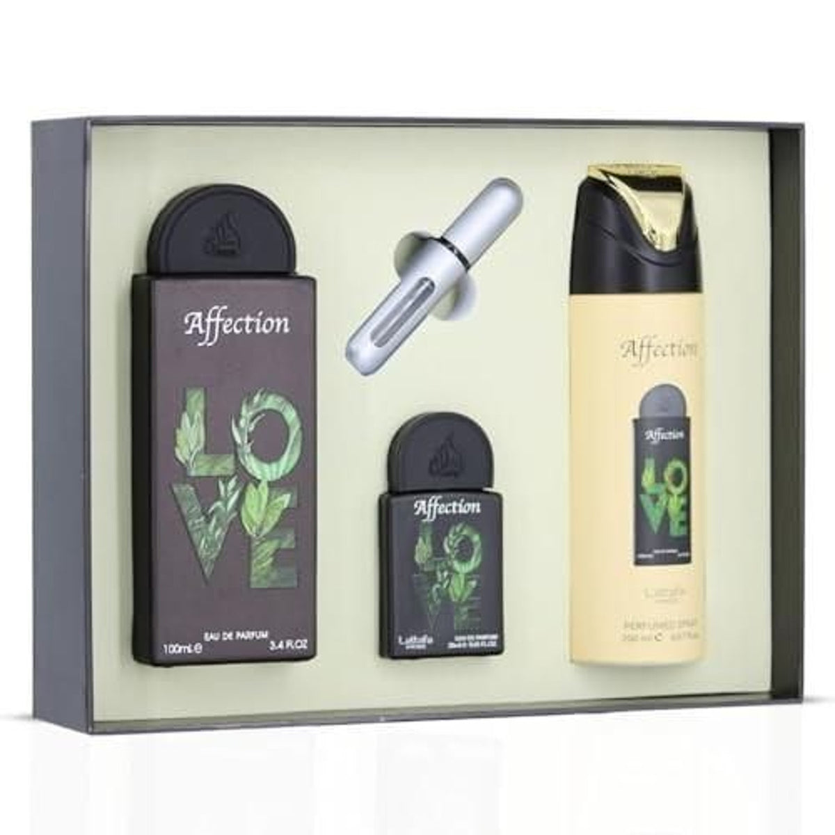 Lattafa Pride Affection Unisex Three-Piece Fragrance Gift Set β 100ml + 20ml + 200ml
