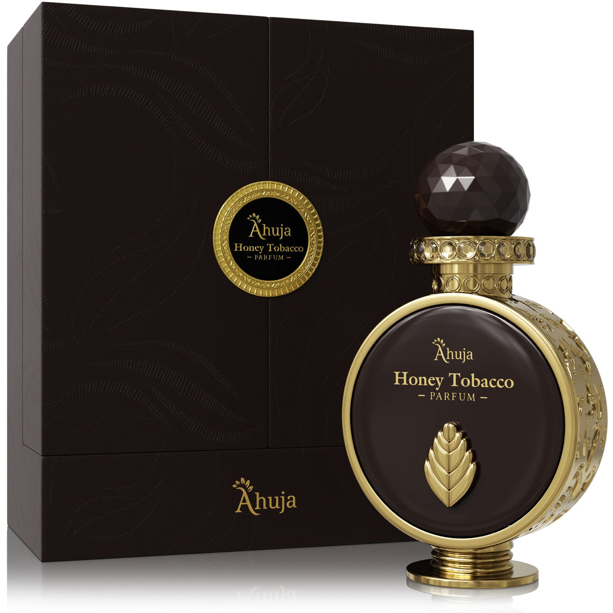 Ahuja Honey Tobacco Parfum 100ml bottle and presentation box