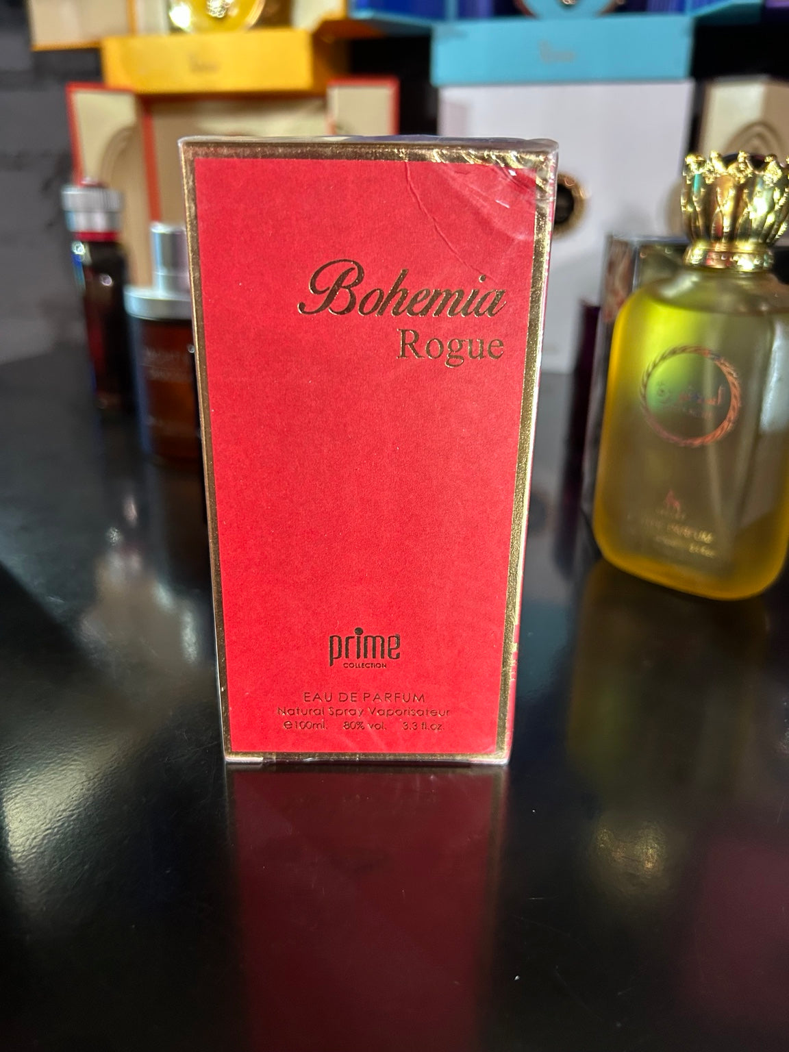 Actual donated Fragrance World Avant Intense 100ml Eau de Parfum box