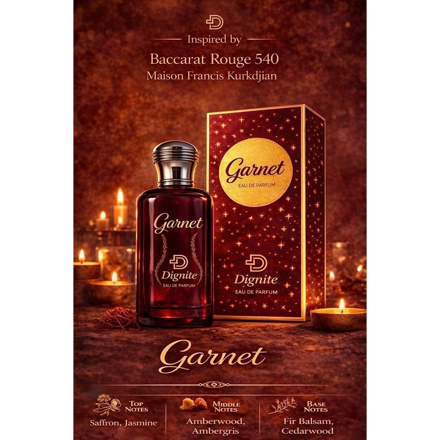 Dignite Garnet Unisex Eau de Parfum – 100ml