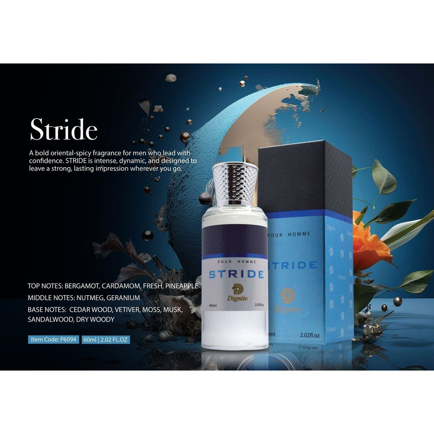 Dignite Stride Men’s Eau de Parfum – 60ml