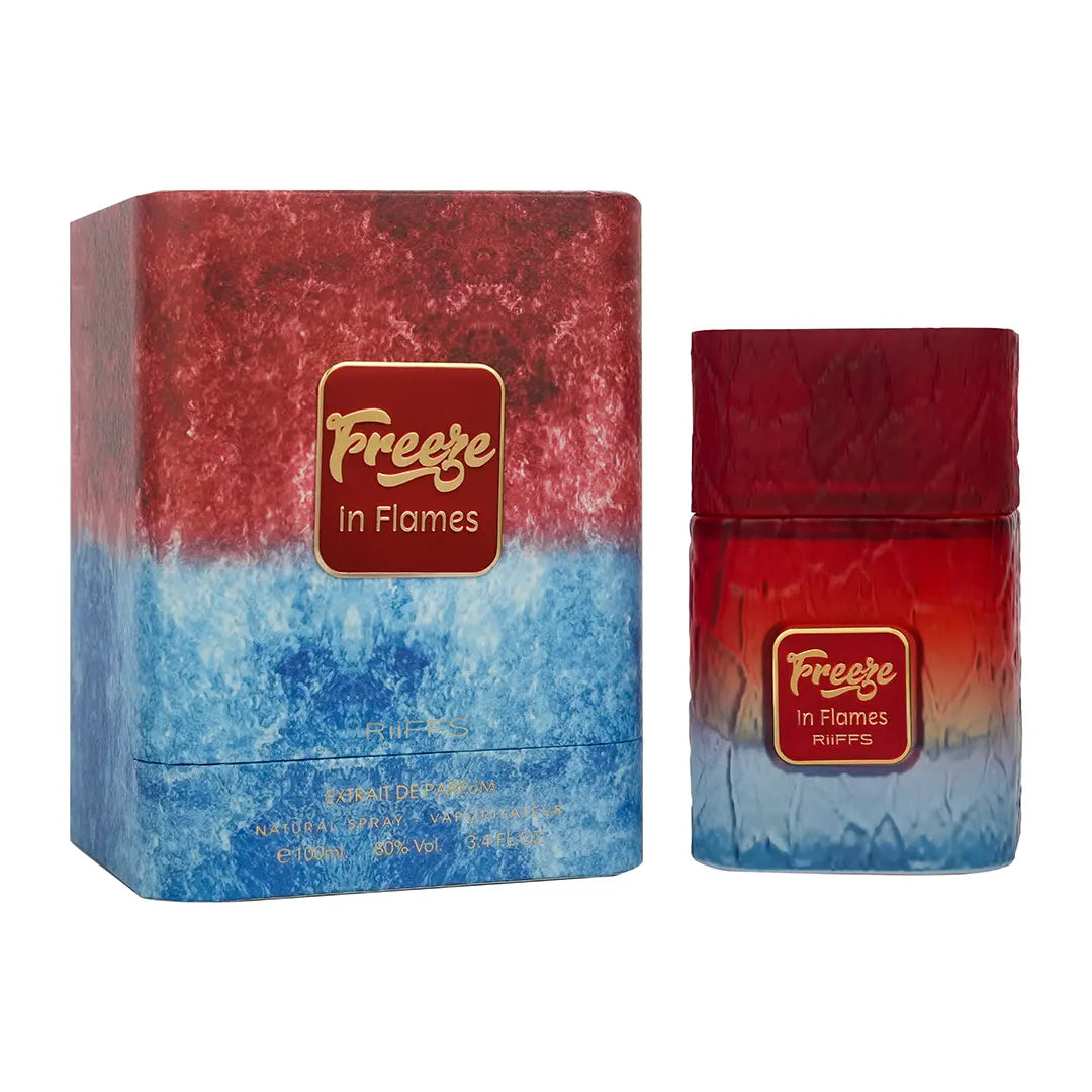 Riiffs Freeze In Flames 100ml bottle and retail box