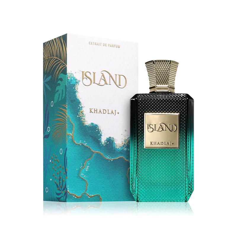 Khadlaj Island Extrait de Parfum 100ml bottle and box