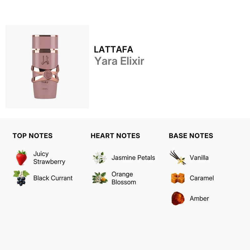 Lattafa Yara Elixir Women’s Eau de Parfum – 100ml