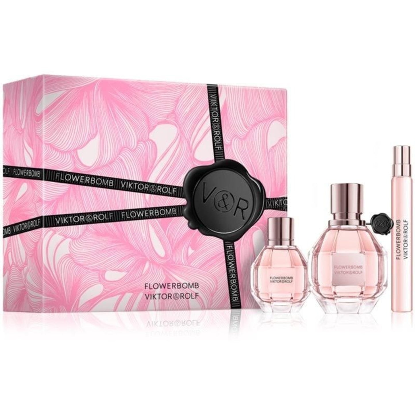 Viktor&Rolf Flowerbomb Eau de Parfum Gift Set – 50ml + 10ml + 7ml