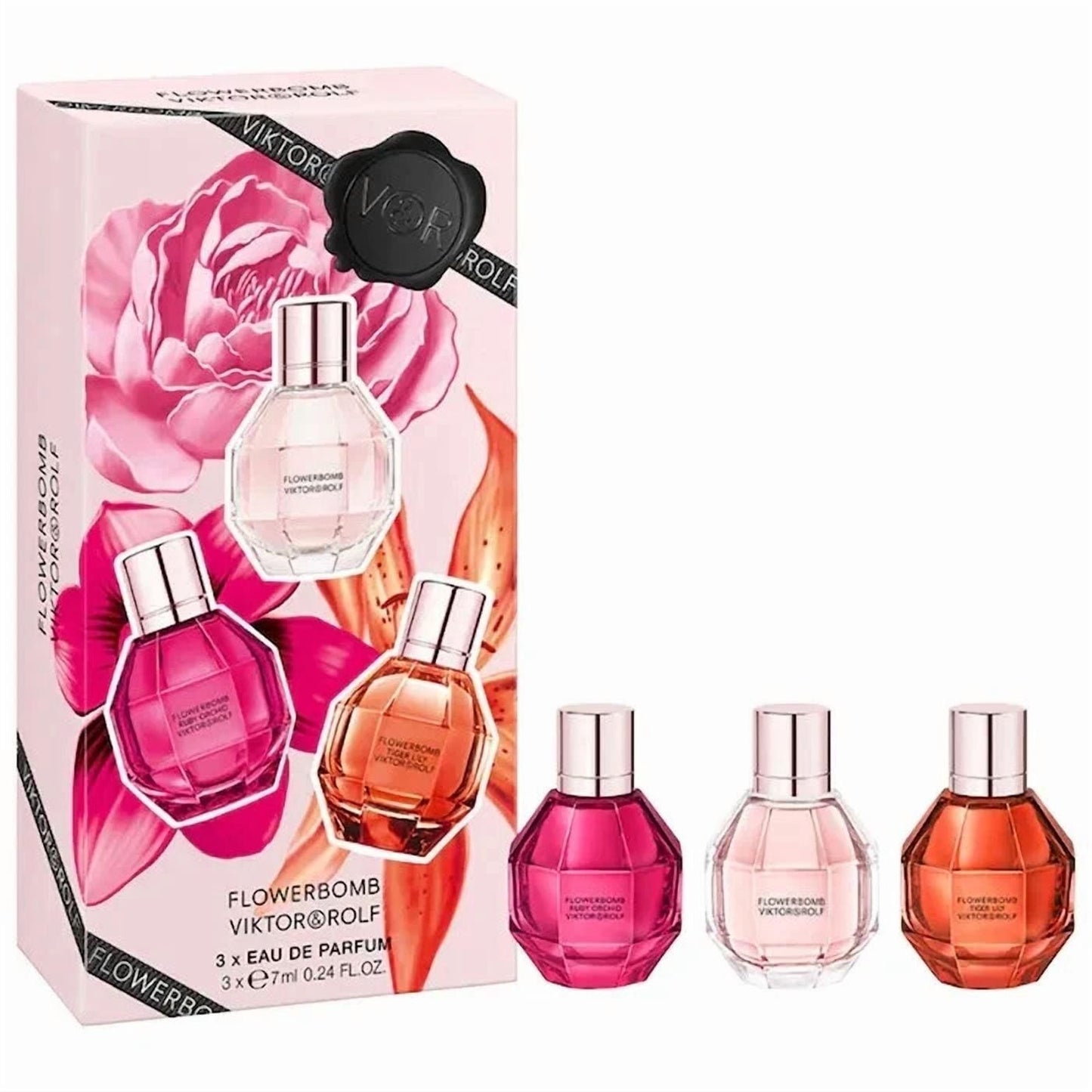 Viktor&Rolf Flowerbomb Miniature Discovery Set – 3 x 7ml