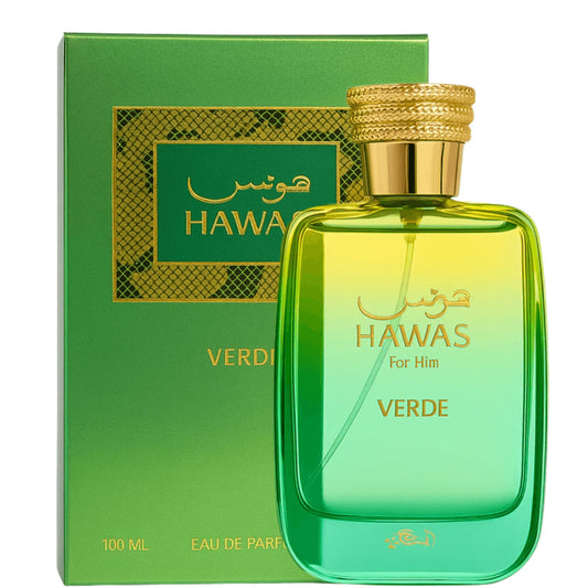 Rasasi Hawas Verde Men’s Eau de Parfum – 100ml