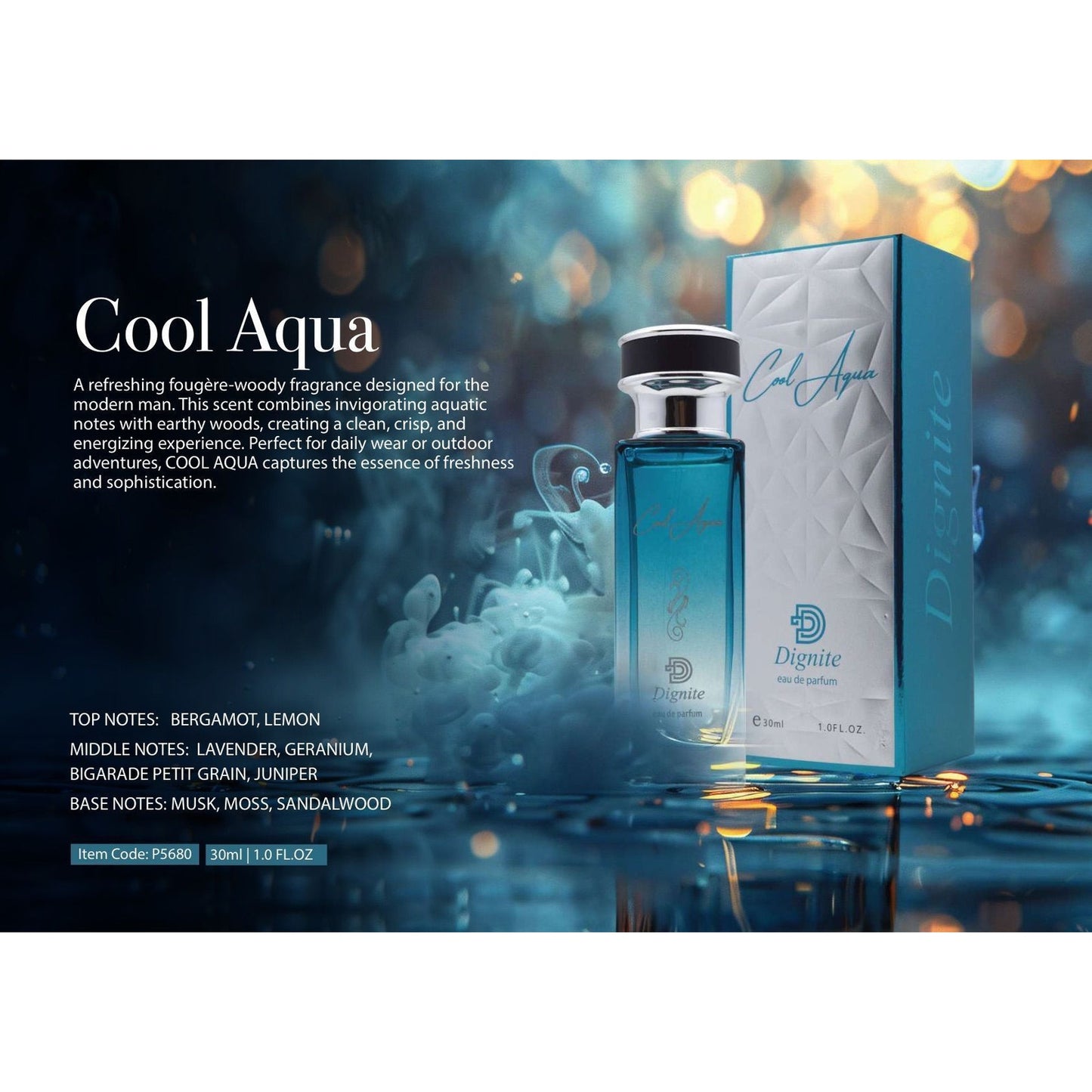 Dignite Cool Aqua Men’s Eau de Parfum – 30ml