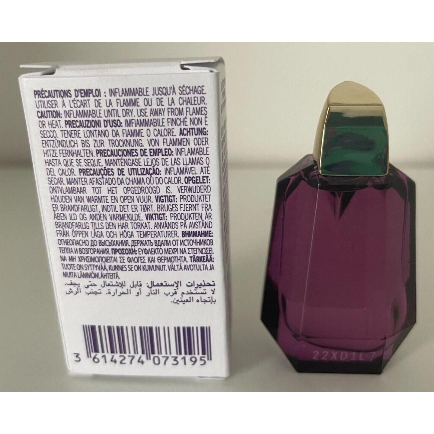 Mugler Alien Hypersense 6ml mini dabber and packaging