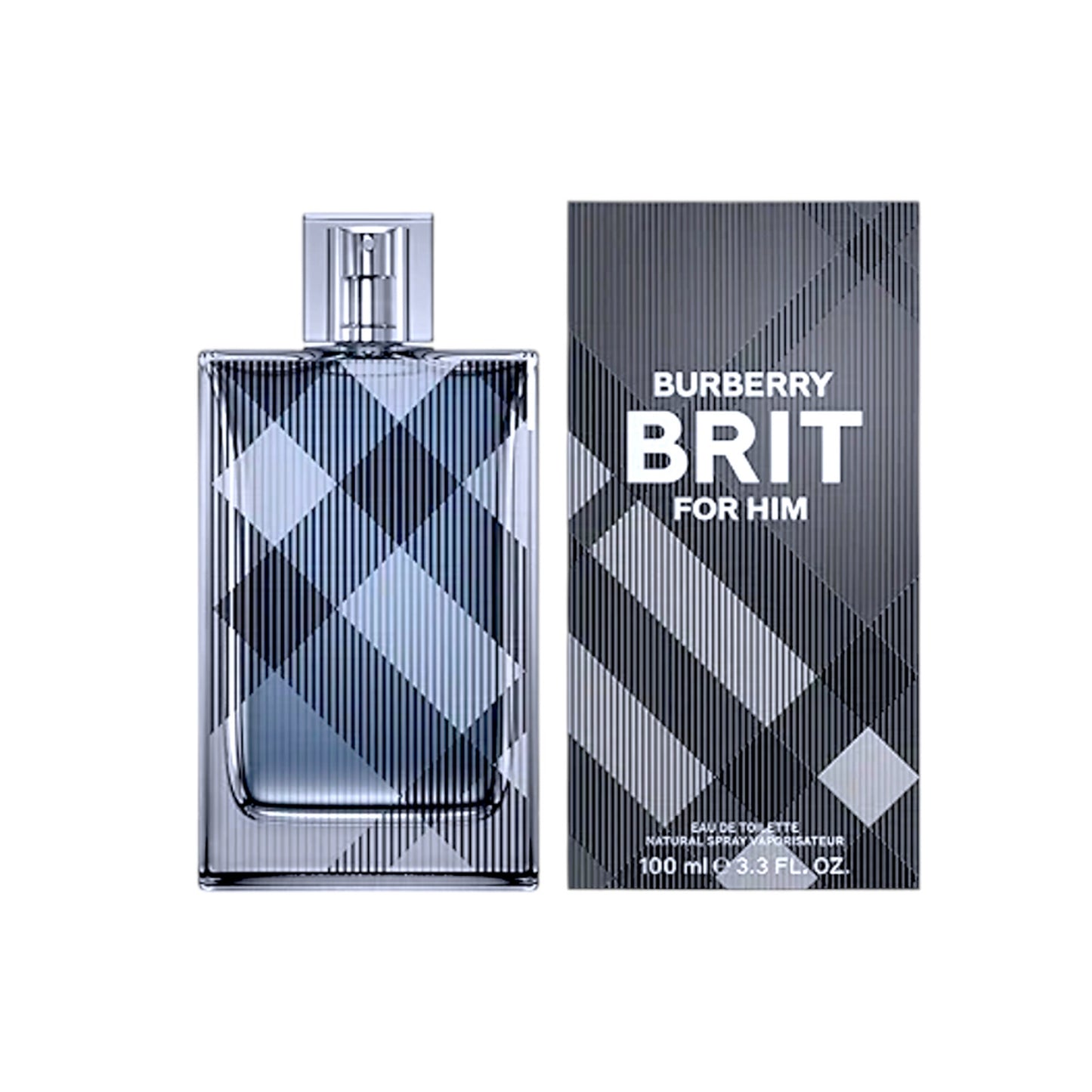 Burberry Brit 3.3 Oz Eau De Toilette Spray 100 Ml For Men