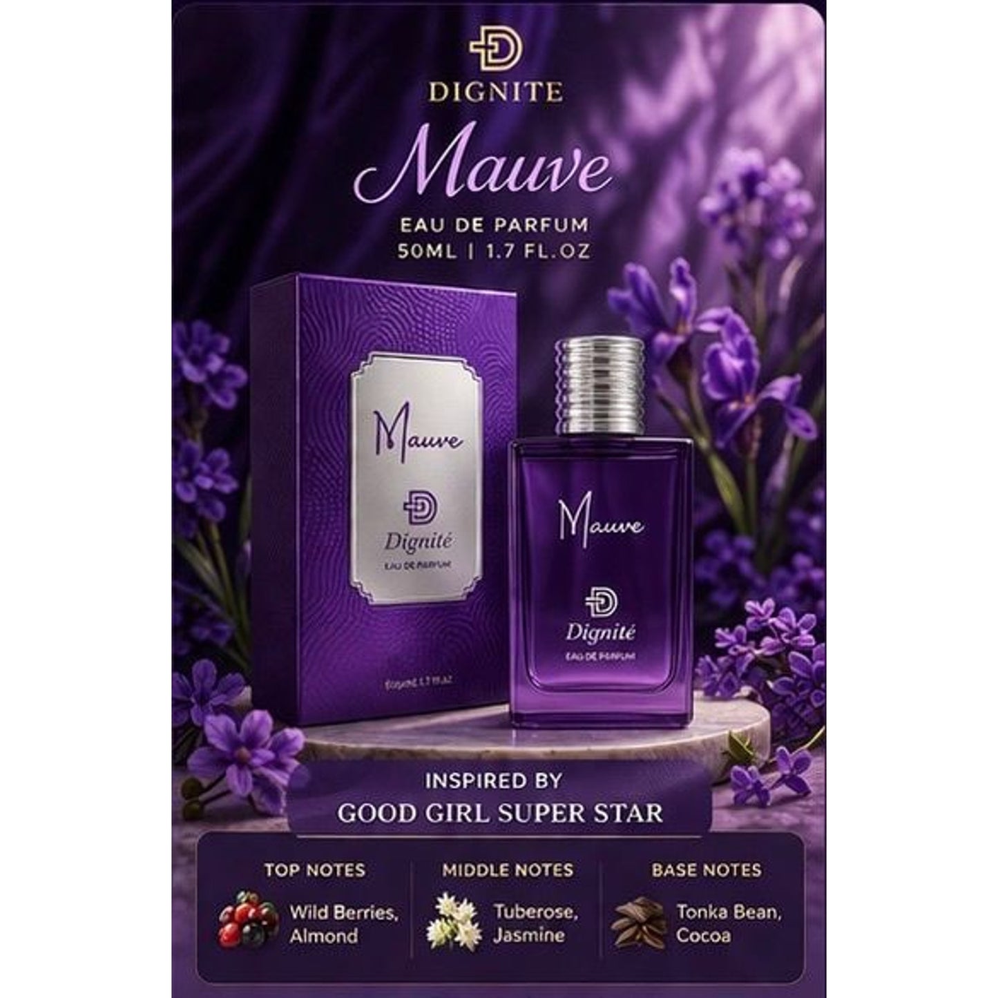 Dignite Mauve Women’s Eau de Parfum – 50ml