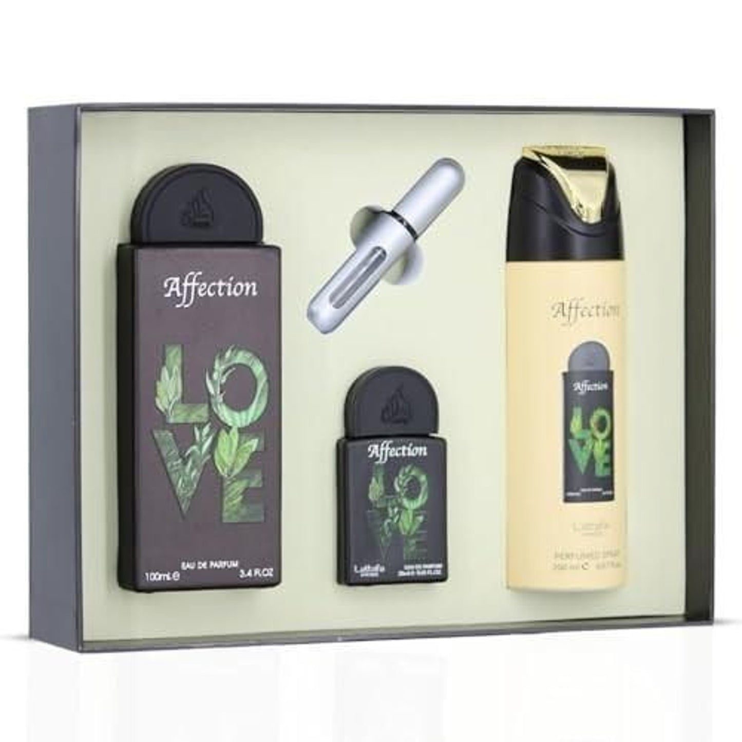 Lattafa Pride Affection Unisex Three-Piece Fragrance Gift Set – 100ml + 20ml + 200ml
