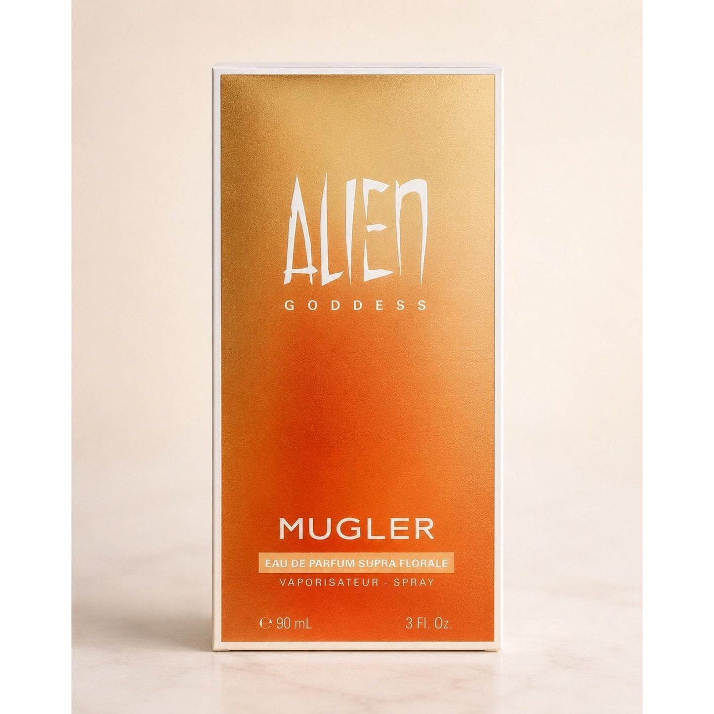 Mugler Alien Goddess Supra Florale bottle and packaging