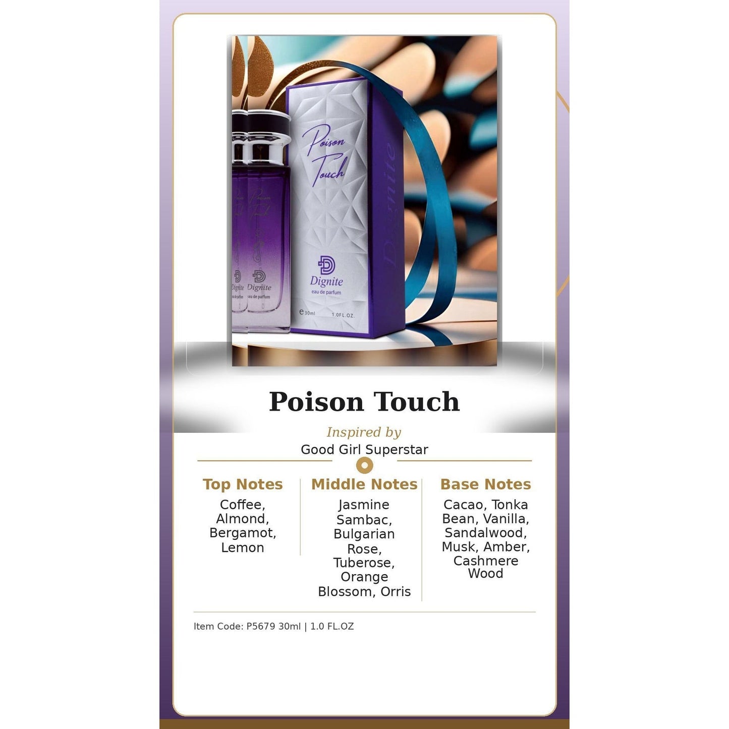Dignite Poison Touch Women’s Eau de Parfum – 30ml