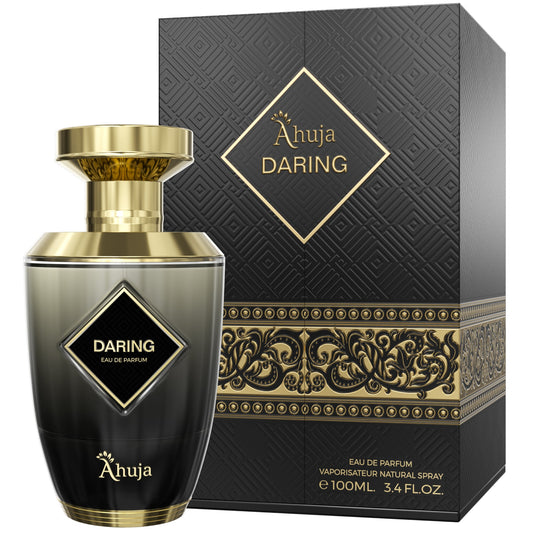 Ahuja Daring Eau de Parfum 100ml bottle and box