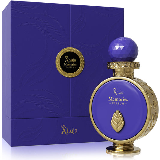 Ahuja Memories Parfum 100ml bottle and presentation box