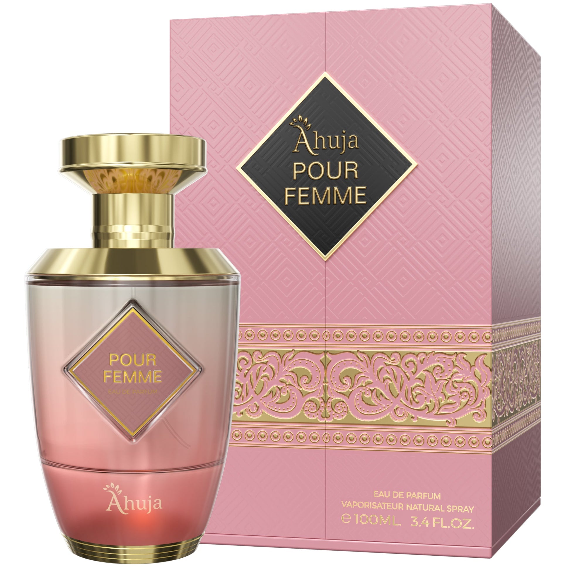 Ahuja Pour Femme Women’s Eau de Parfum 100ml bottle and box