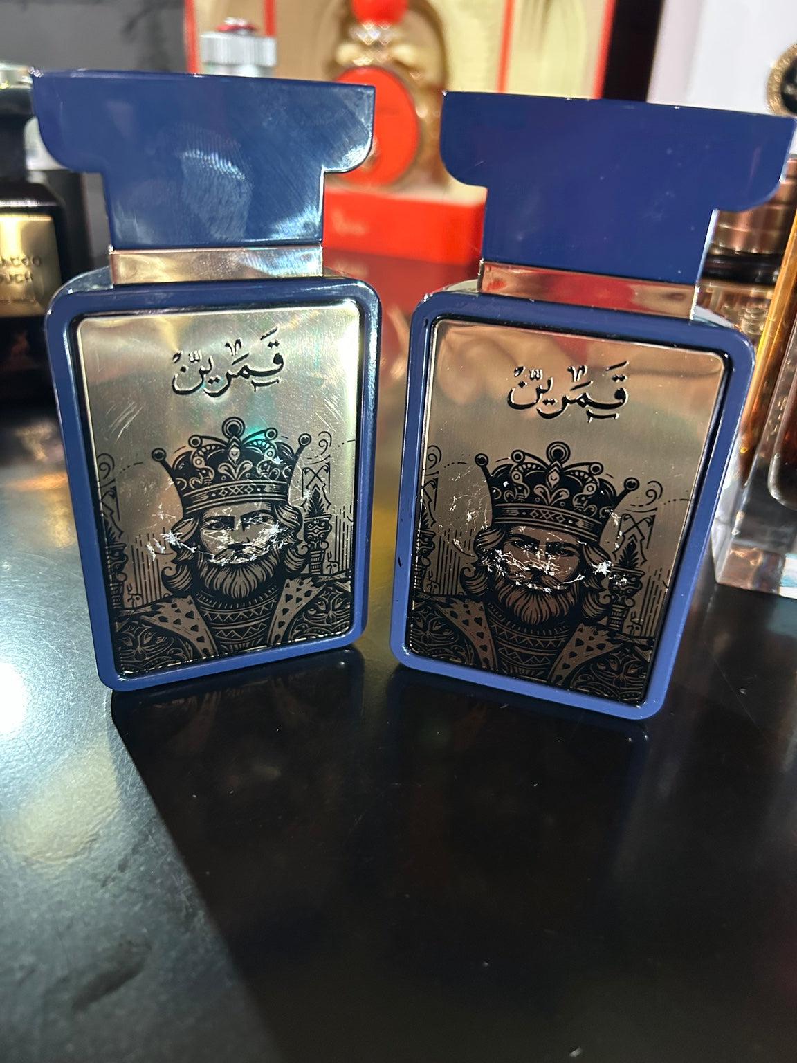 Actual donated Amaran Exclusive Qamarain For Him twin 50ml bottles