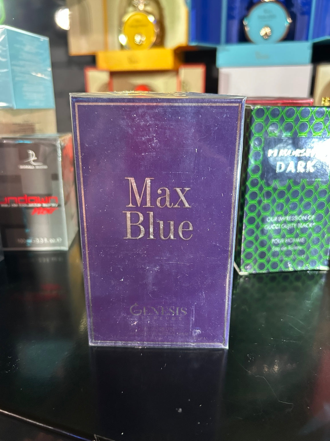 Actual donated Genesis Max Blue for Men 100ml Eau de Toilette box