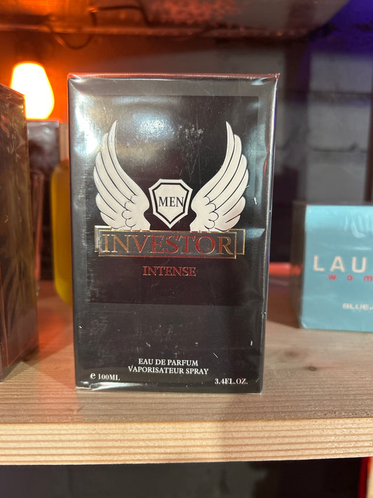 Investor Intense Men 100ml — actual donated box