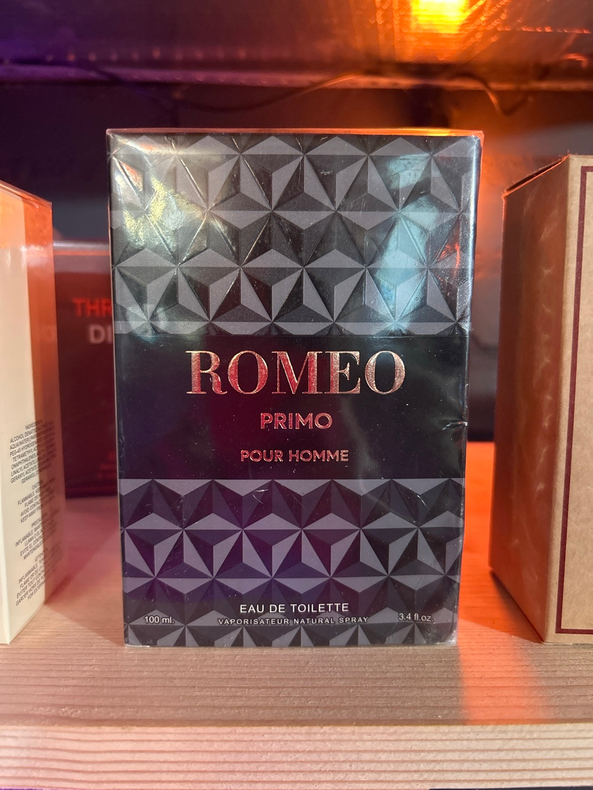 Romeo Primo Pour Homme 100ml — actual donated box