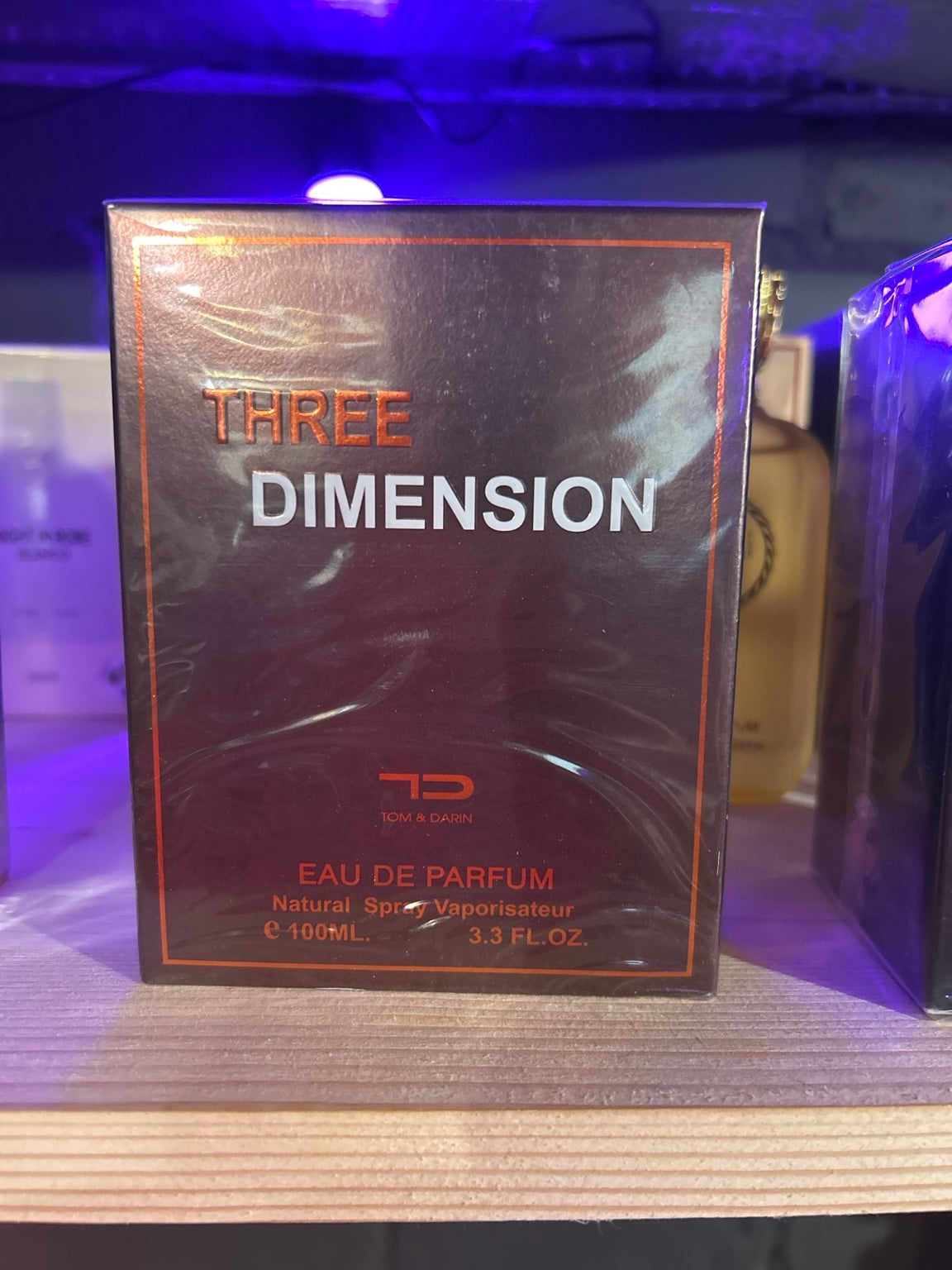 Tom & Darin Three Dimension 100ml — actual donated box