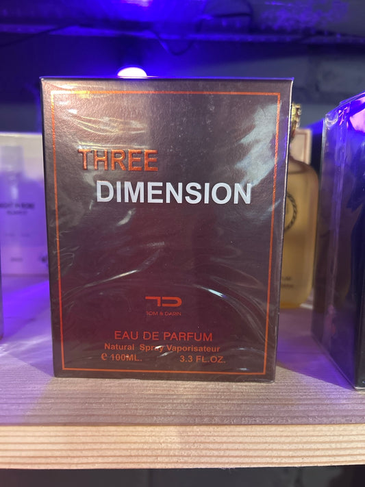 Tom & Darin Three Dimension 100ml — actual donated box