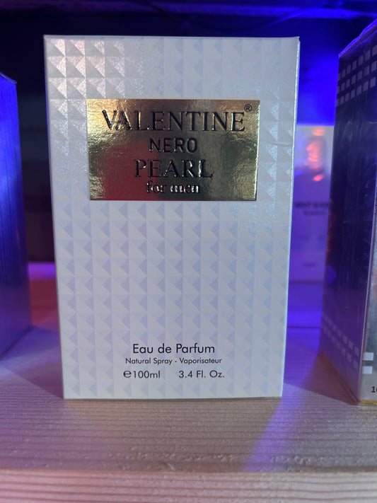 Valentine Nero Pearl for Men 100ml — actual donated box