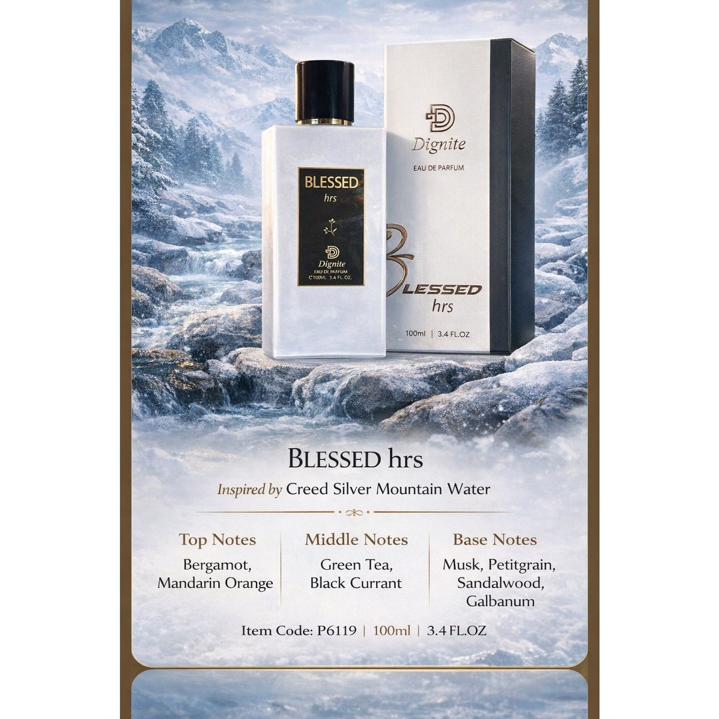 Dignite Blessed Hrs Unisex Eau de Parfum – 100ml