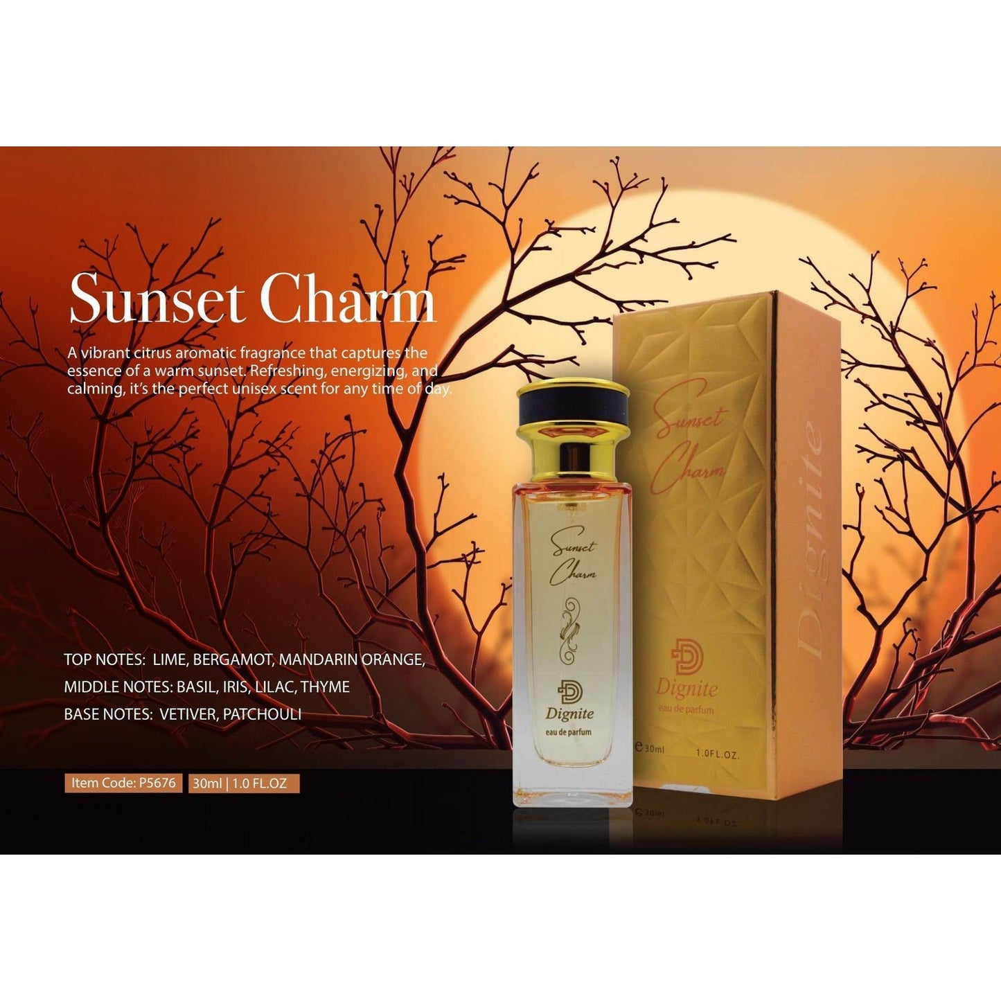 Dignite Sunset Charm Unisex Eau de Parfum – 30ml