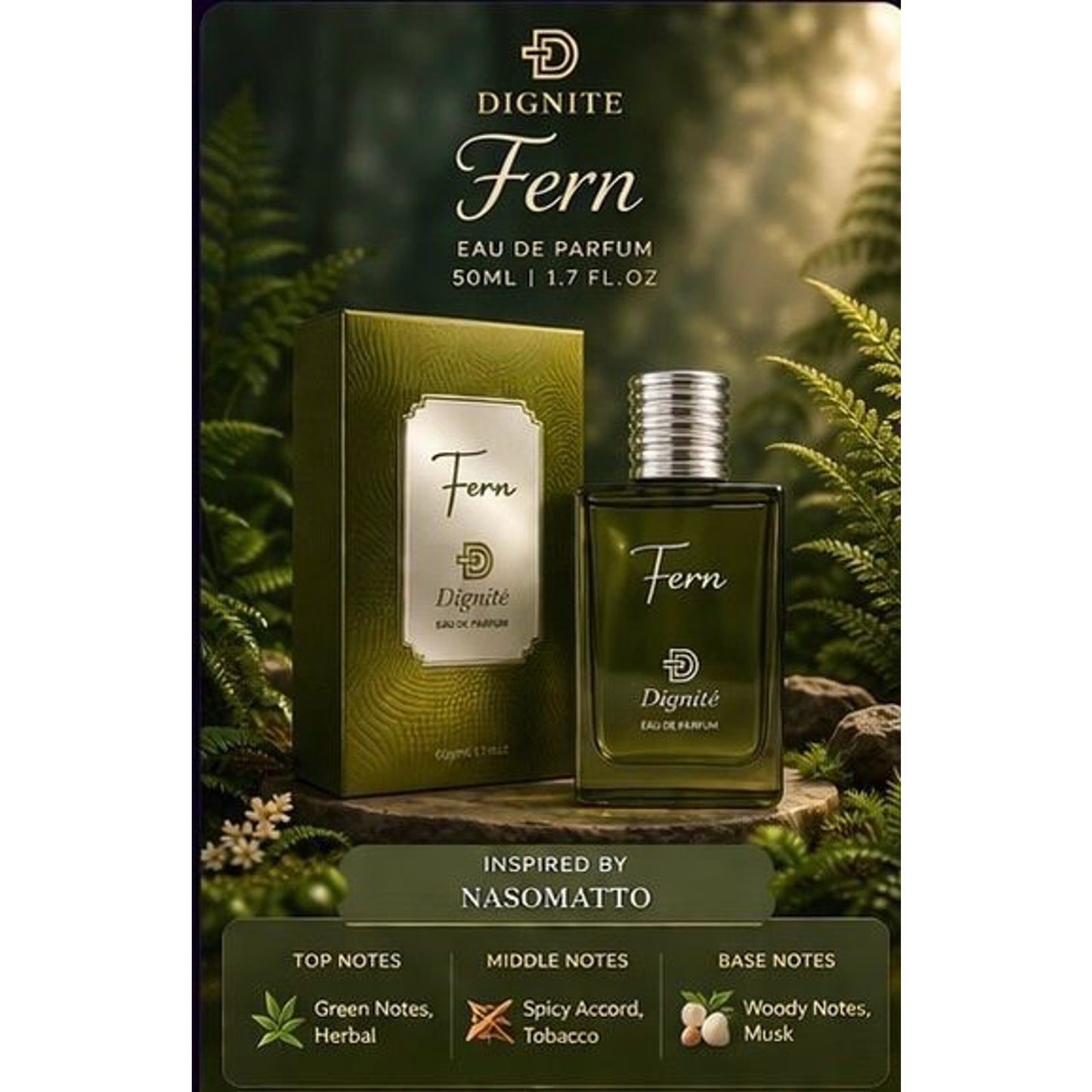 Dignite Fern Unisex Eau de Parfum – 50ml
