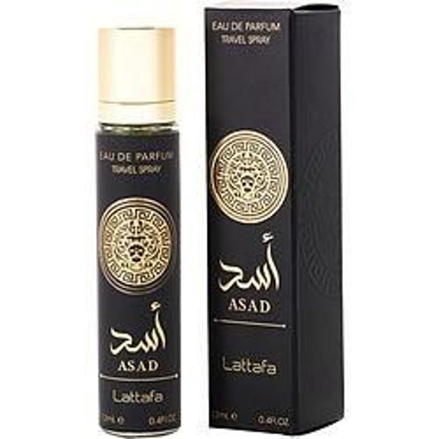 Lattafa Asad Men’s Eau de Parfum Travel Spray – 12ml