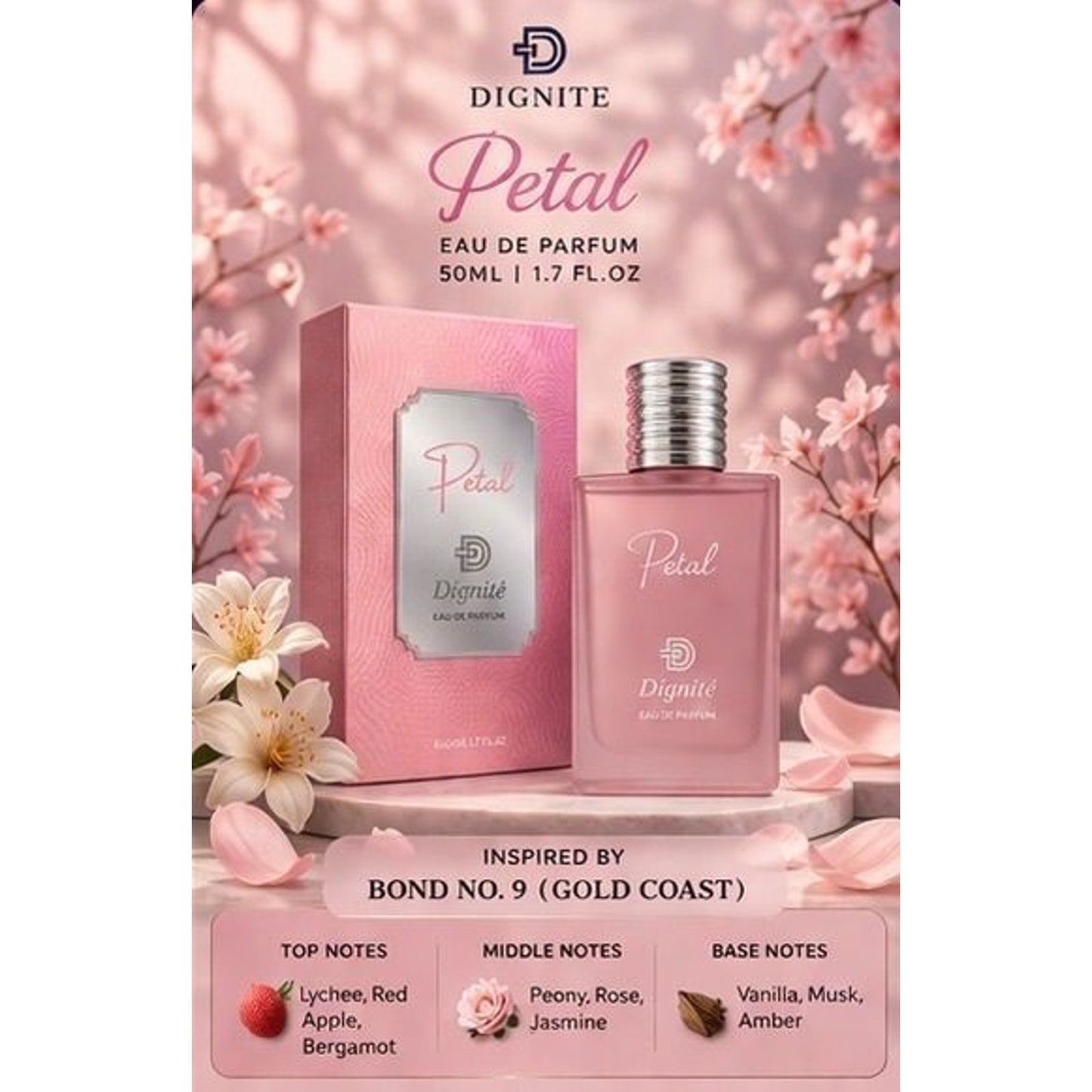 Dignite Petal Women’s Eau de Parfum – 50ml