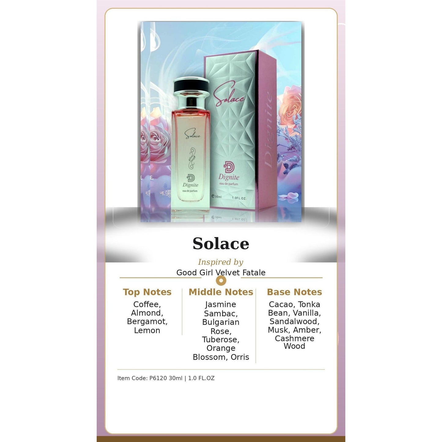 Dignite Solace Women’s Eau de Parfum – 30ml