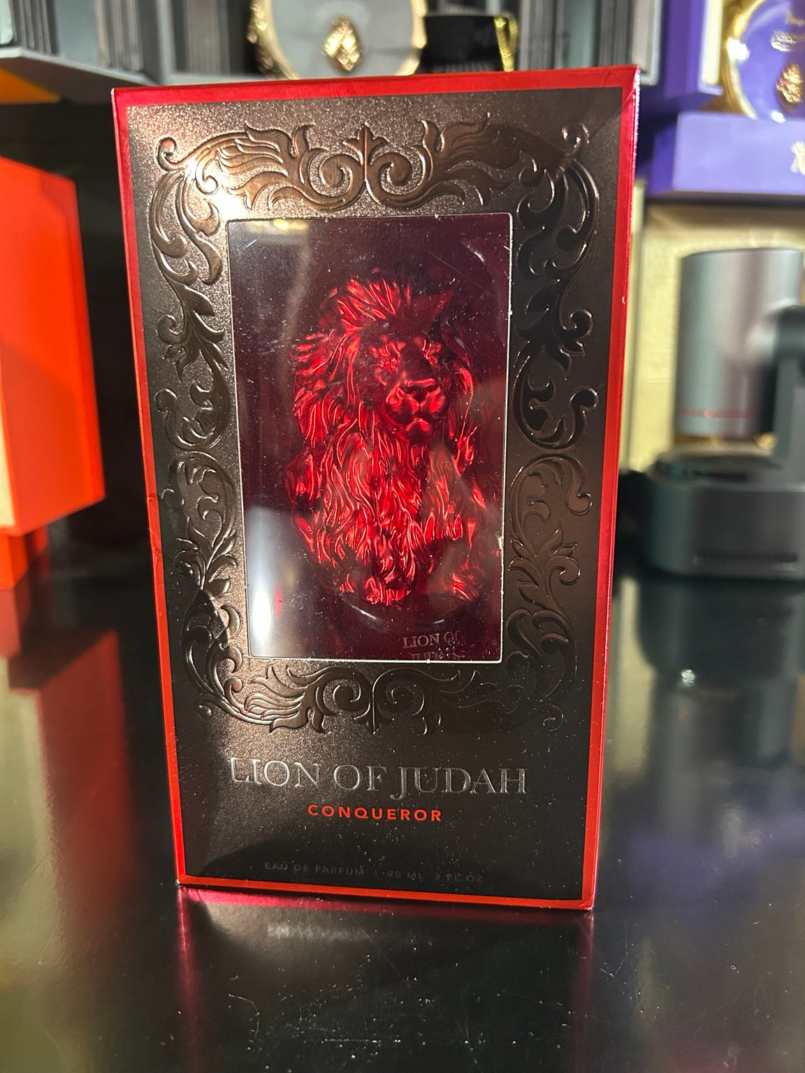Lion of Judah Conqueror 90ml personal-collection bottle and box