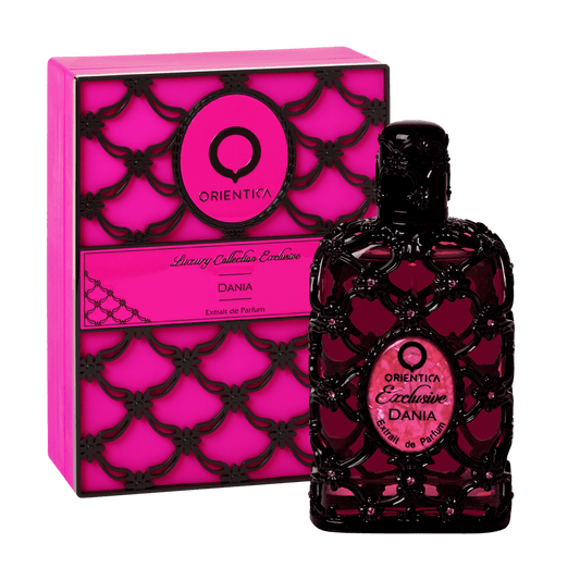 Orientica Exclusive Dania 80ml Extrait de Parfum bottle and box
