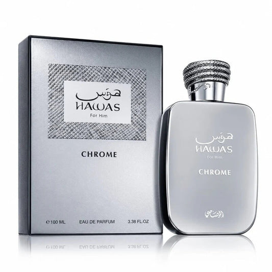 Rasasi Hawas Chrome Men’s Eau de Parfum – 100ml
